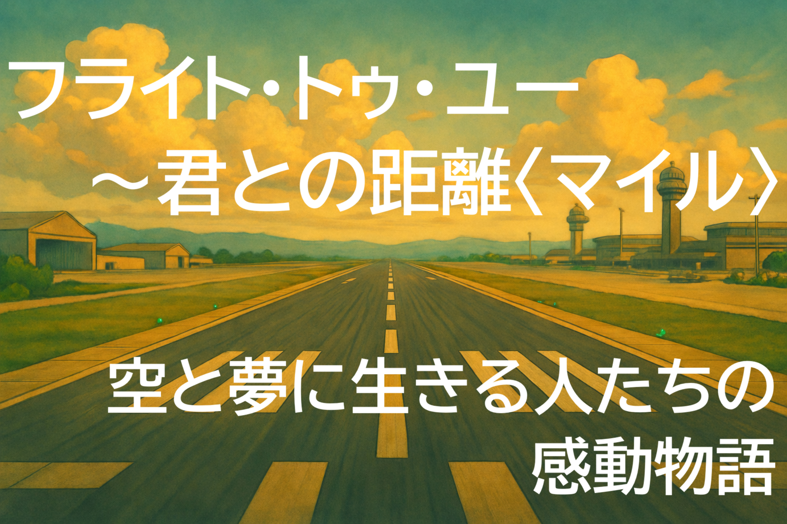 フライト・トゥ・ユーのアイキャッチ画像※AI生成のオリジナルイラストです