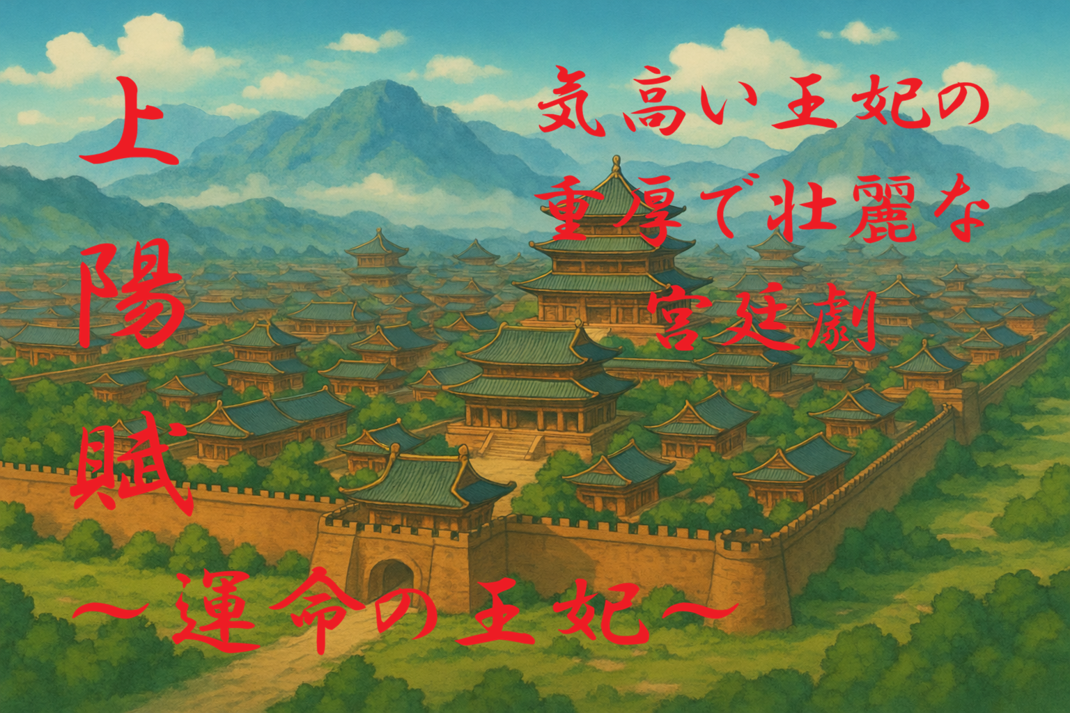 上陽賦のアイキャッチ画像※AI生成のオリジナルイラストです